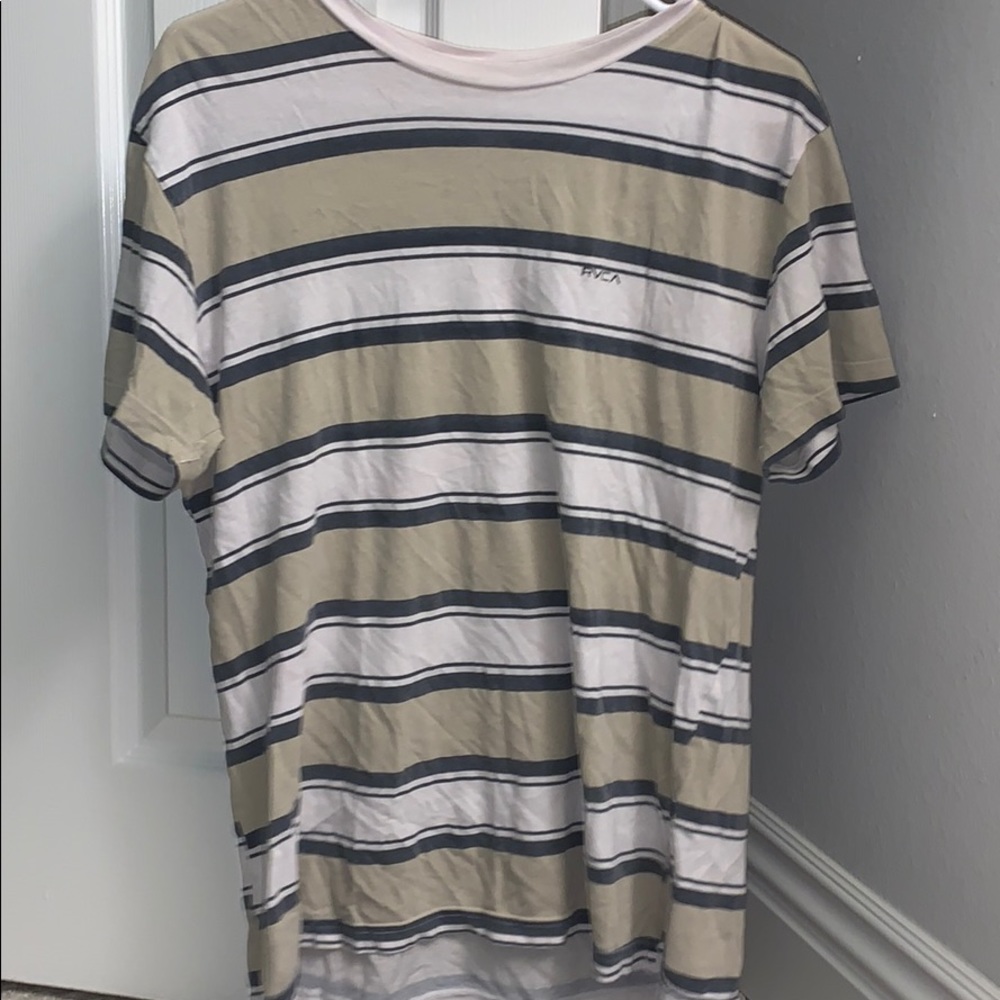 RVCA Vintage Wash Striped Tee